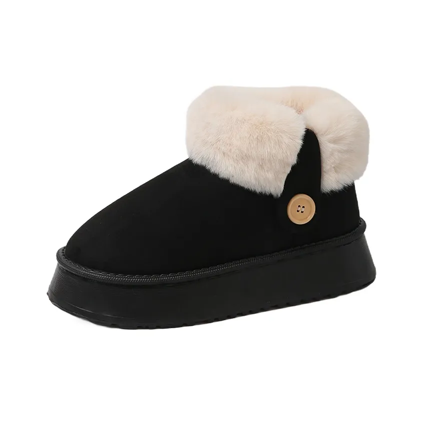 KUPE Теплоизоляционный Slip-Resistant Покрытие Короткие Снежные Ботинки Женские