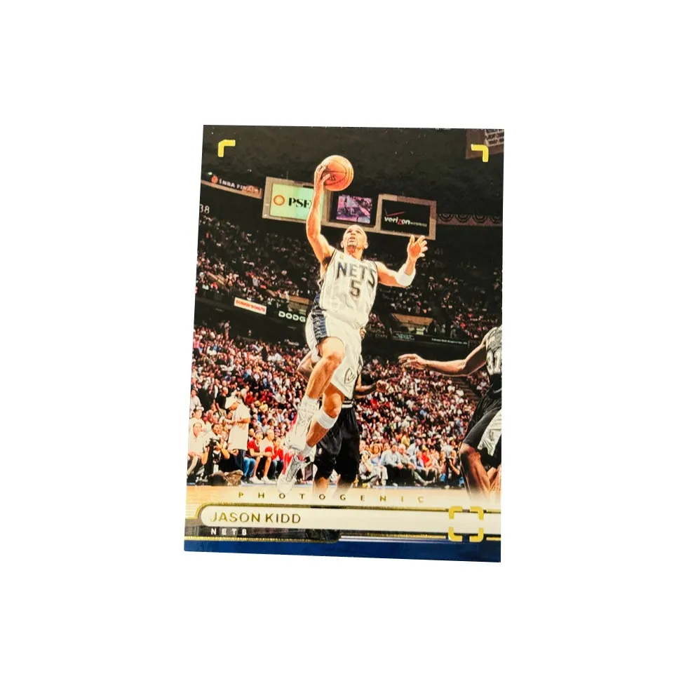 PANINI Jason Kidd Nets On Court Collection Classic Photo Base Jason Kidd Good Condition Sports Cards 1 Pc