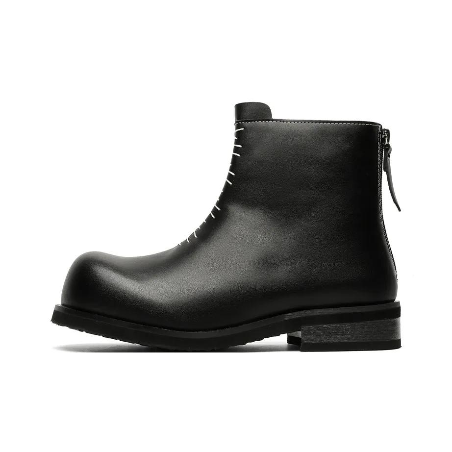 WEISHIBANGWEI Ботильоны Мужские Черные