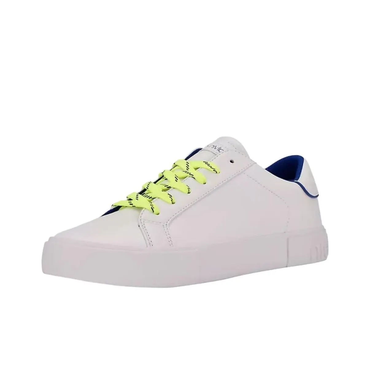 CALVIN KLEIN Low Top Skateboard Shoes Men's White Green