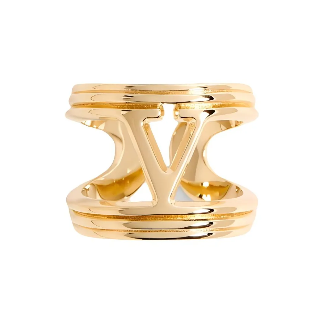 Valentino Metal Rings Women's Gold
