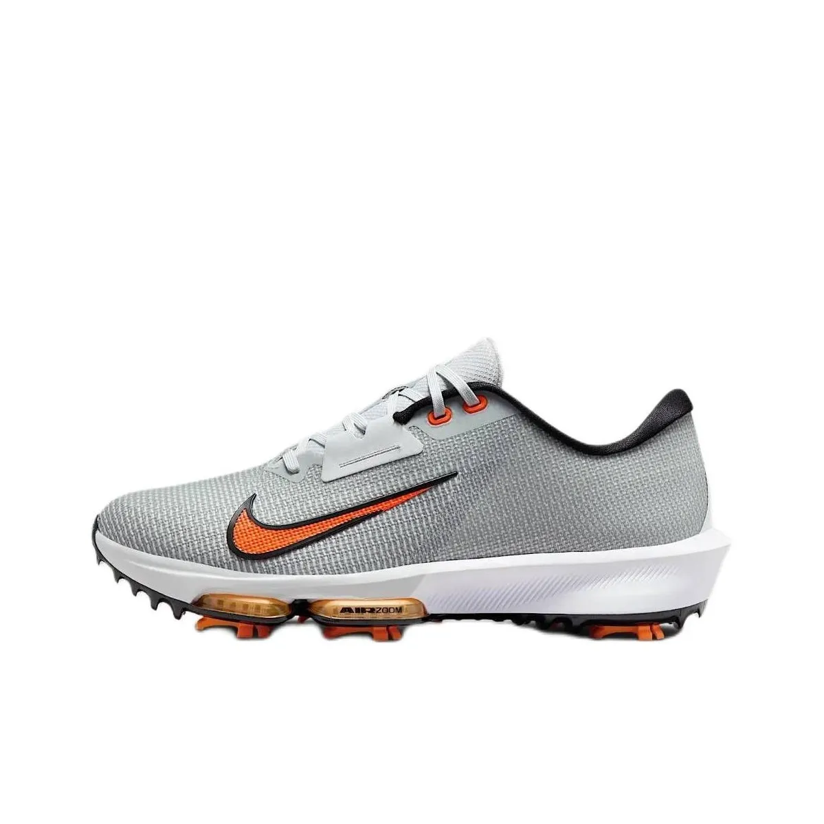 NIKE INFINITY Tour 2 Противоскользящая Устойчивая к истиранию Низкий Топ Обувь для гольфа Мужская Белый Оранжевый