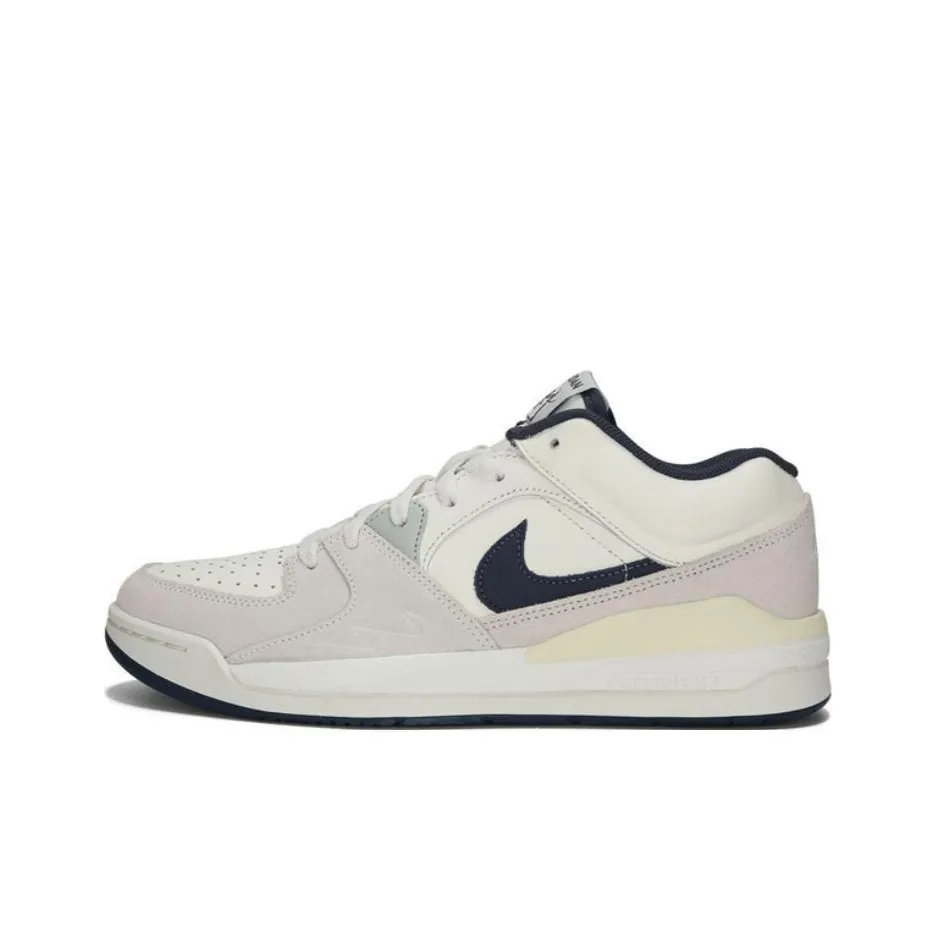 Jordan Air Ship Anti-Slip Wear-Resistant Low-Top Vintage Basketball Shoes Men's Beige Gray