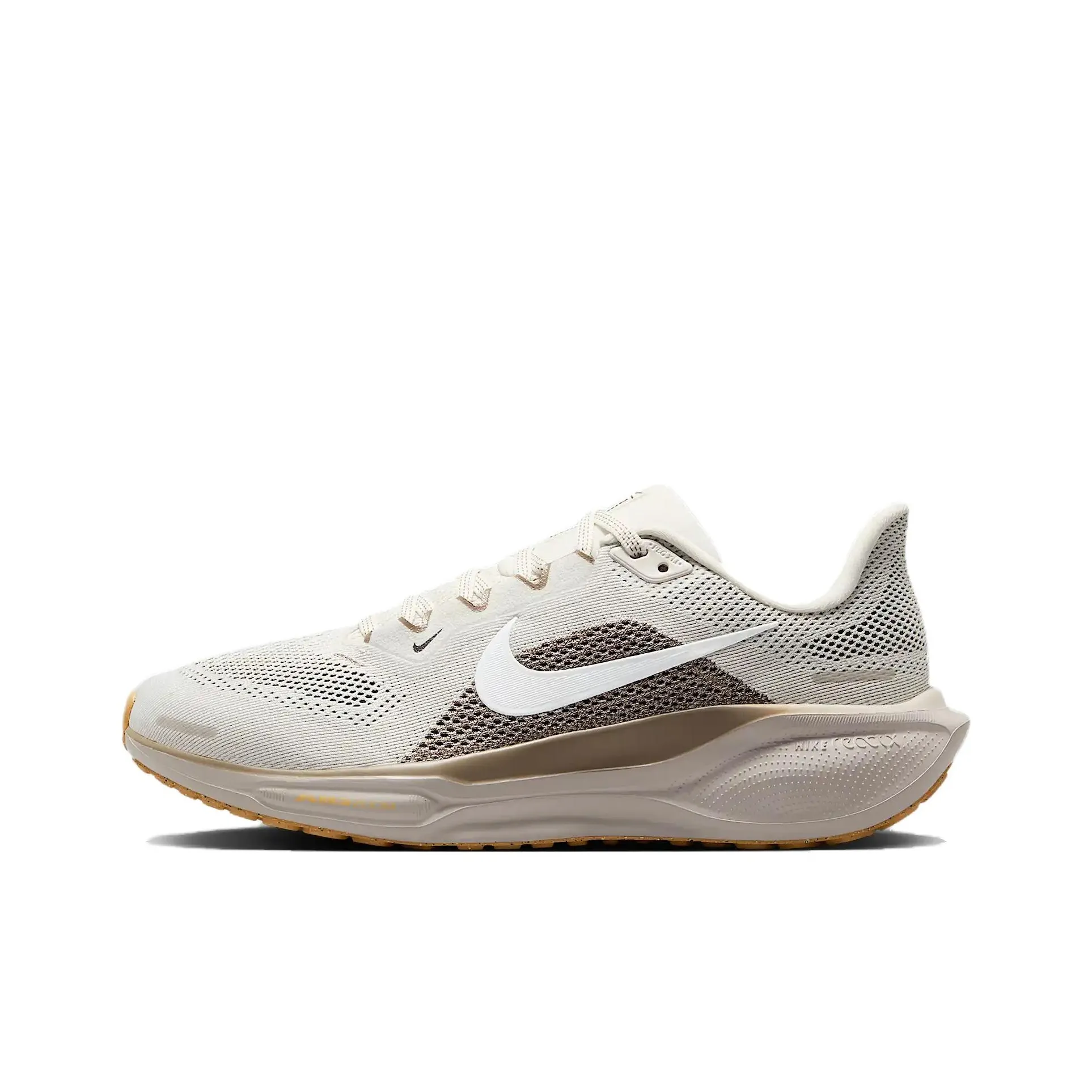 Nike Pegasus 41 Slip Устойчивый к истиранию Низкий Топ Беговые кроссовки Женские Серый
