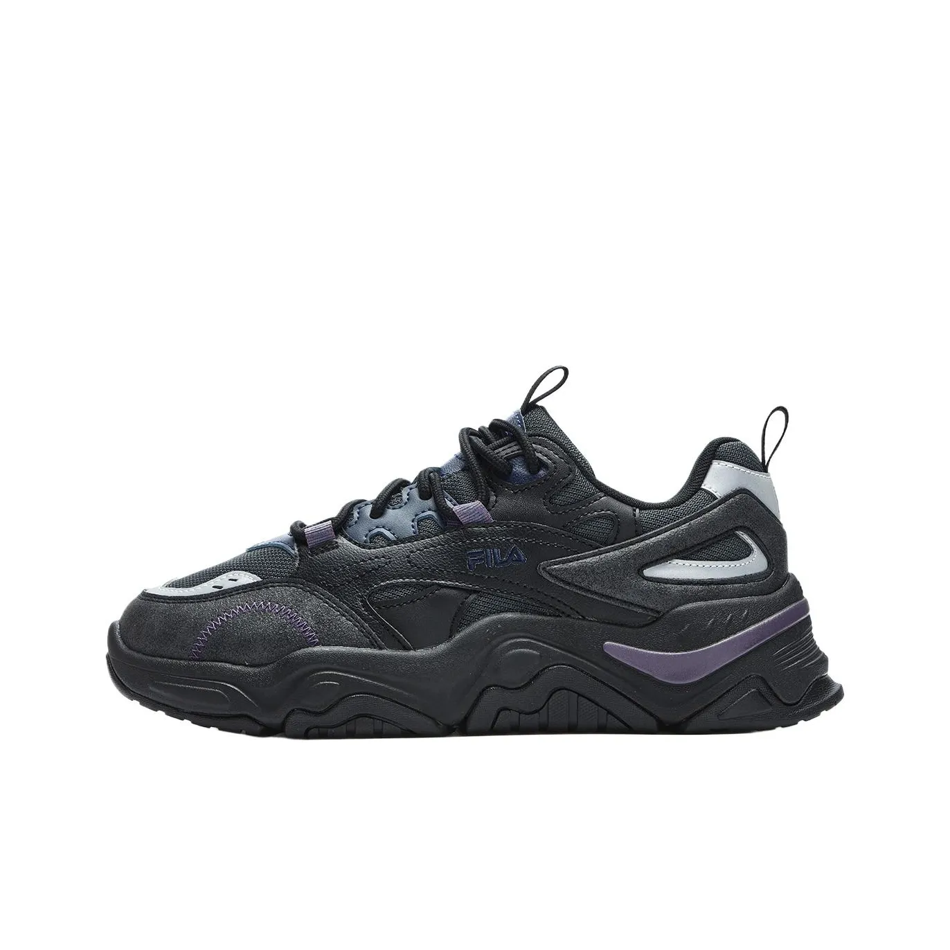 FILA Collina Wear resistant And Lightweight Mid Top Casual Shoes Women's Black