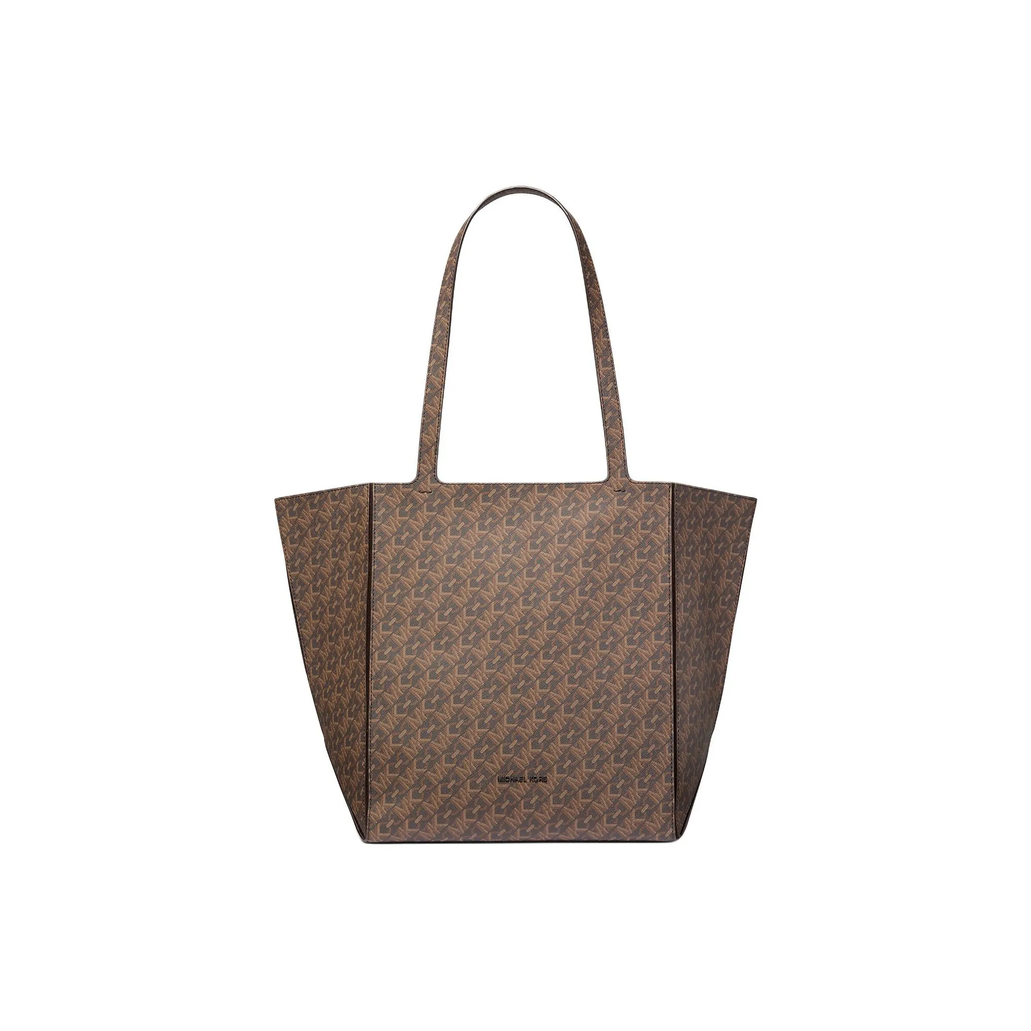 MICHAEL KORS Jordi Coated Canvas Small Lazy Bag Tote Bag Shopping Bag Handbag Shoulder Bag Large Size Women's Brown