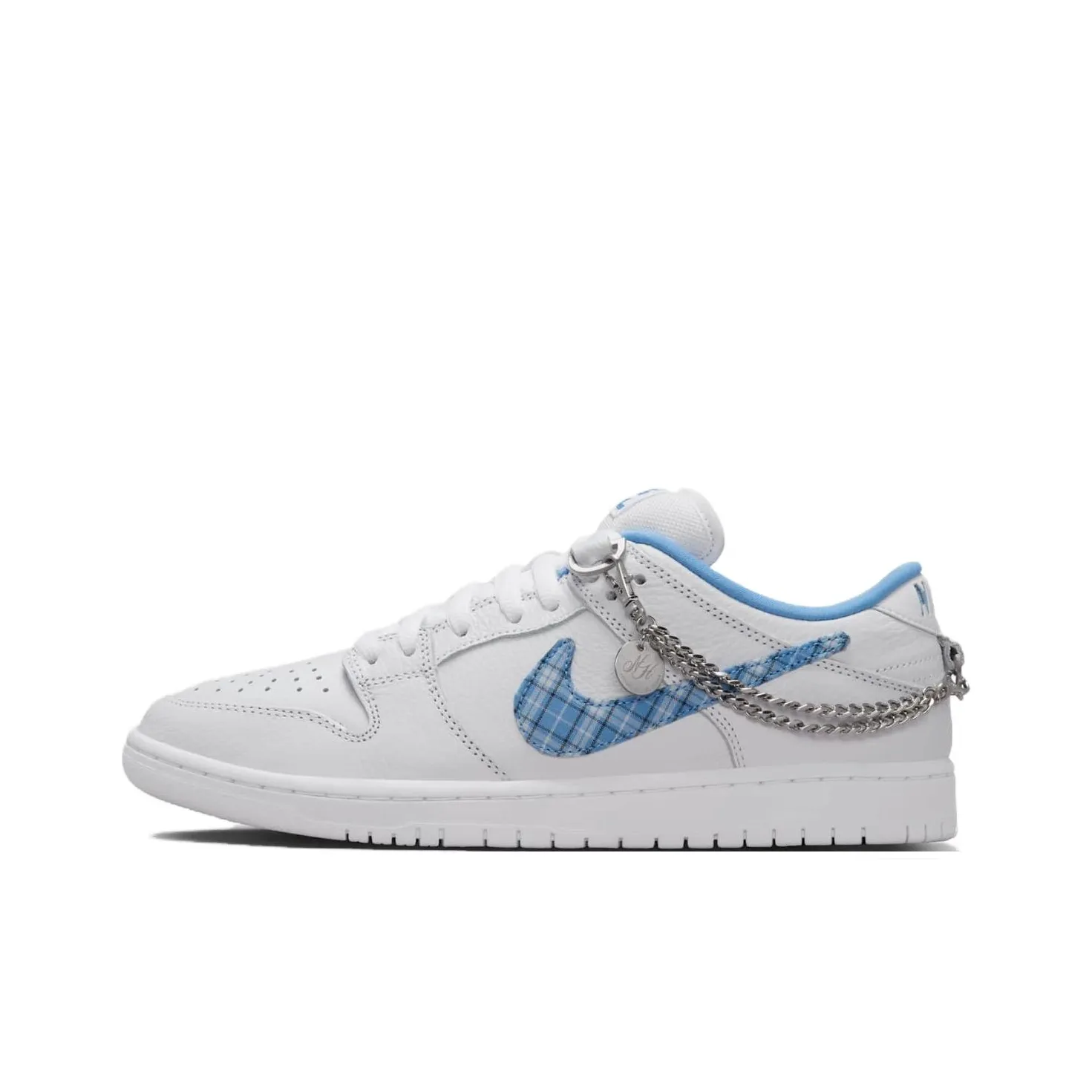 Nike SB Dunk Low Pro X Nicole Hause White And University Blue