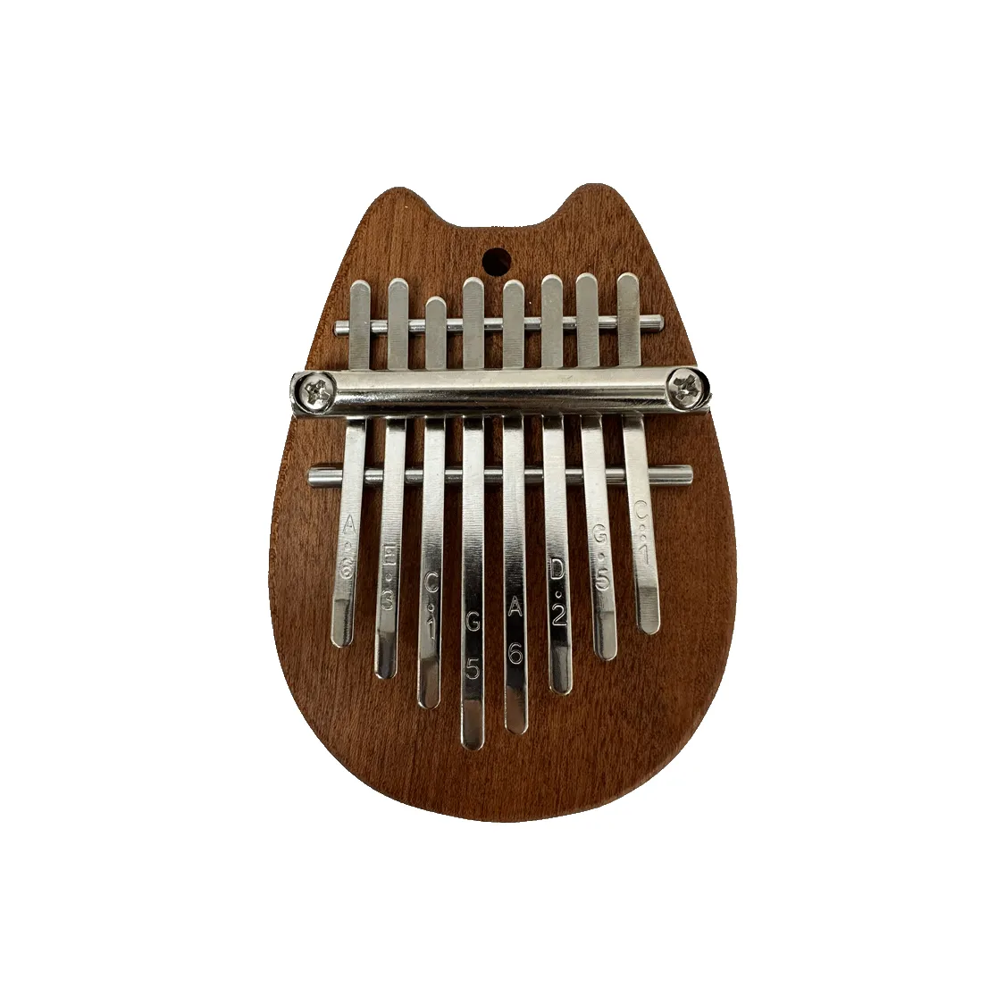 BETSY Medium 8 Tone Kalimba Chinchillas/Oval Appearance, Full Solid Wood Snowboard Xylophones & Glockenspiels