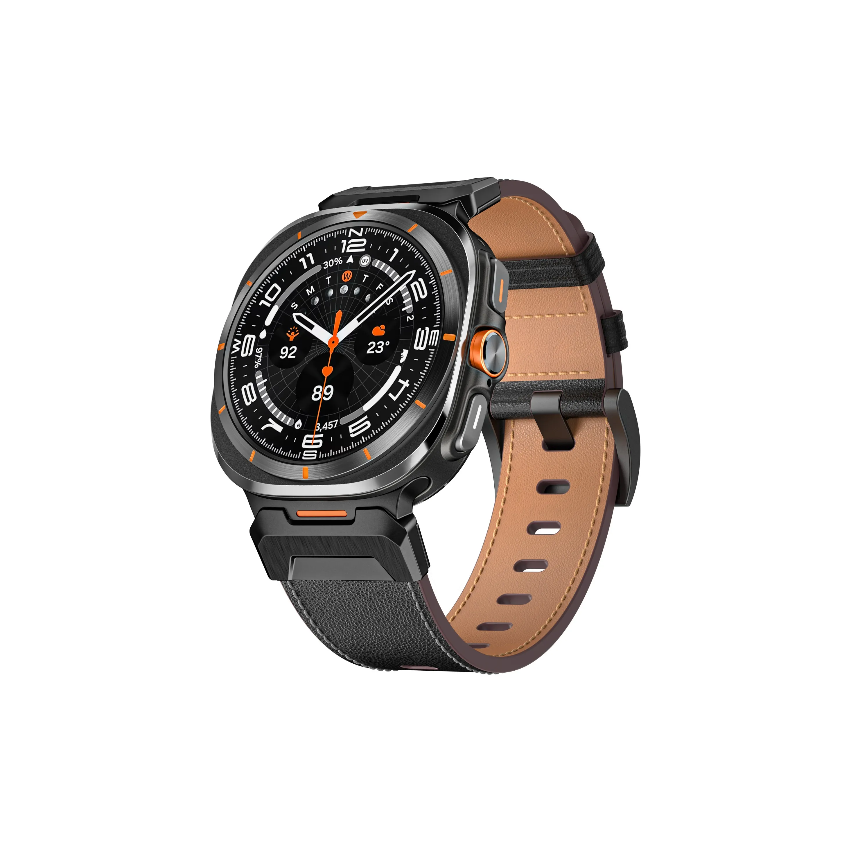 Vobafe Ремешок Samsung Совместимость Натуральная кожа Материал 218 мм 47 мм