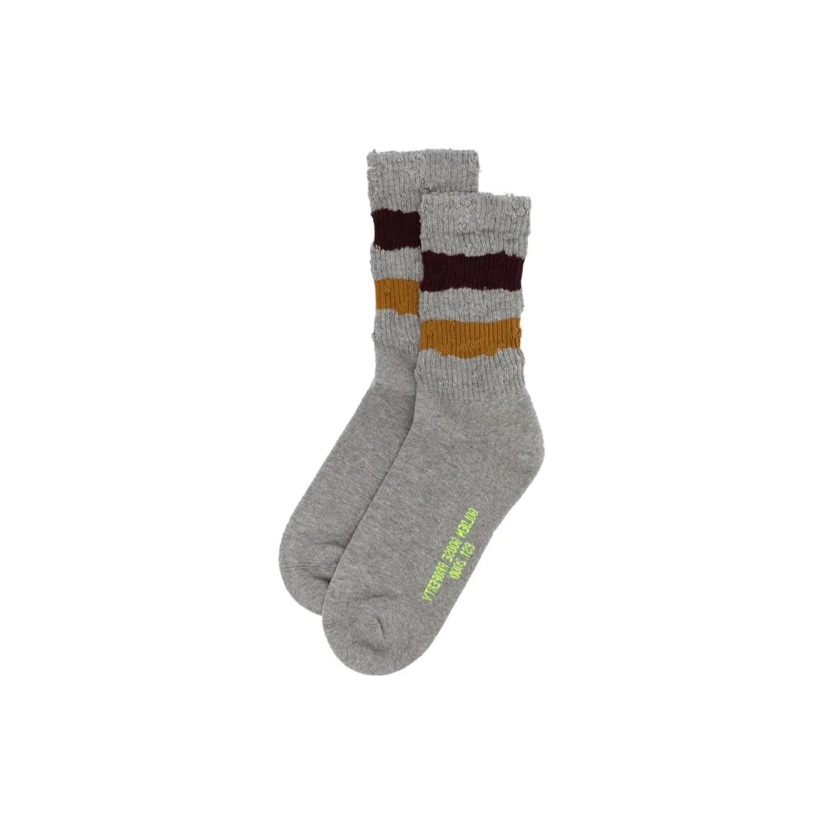Golden Goose Deluxe Brand Striped Knitted Ankle Socks