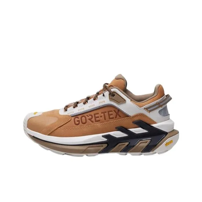 KOLON SPORT MOVE ALPHA Slip-resistant Abrasion-resistant Low Top Hiking Shoes Unisex Light Brown KOLON SPORT MOVE ALPHA Противоскользящий Устойчивый к истиранию Низкий Топ Походная обувь Унисекс Светлый Коричневый