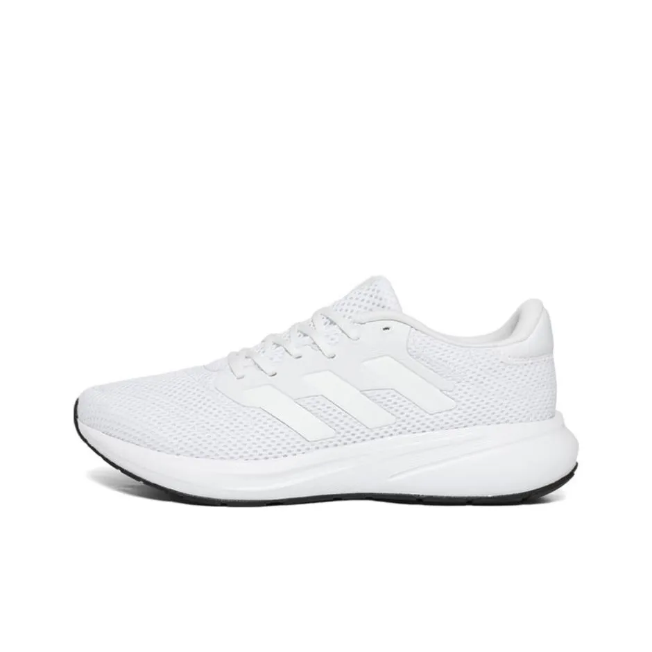 Adidas Response Runner Slip-resistant Abrasion-resistant Low-top Беговые кроссовки Мужские Белые