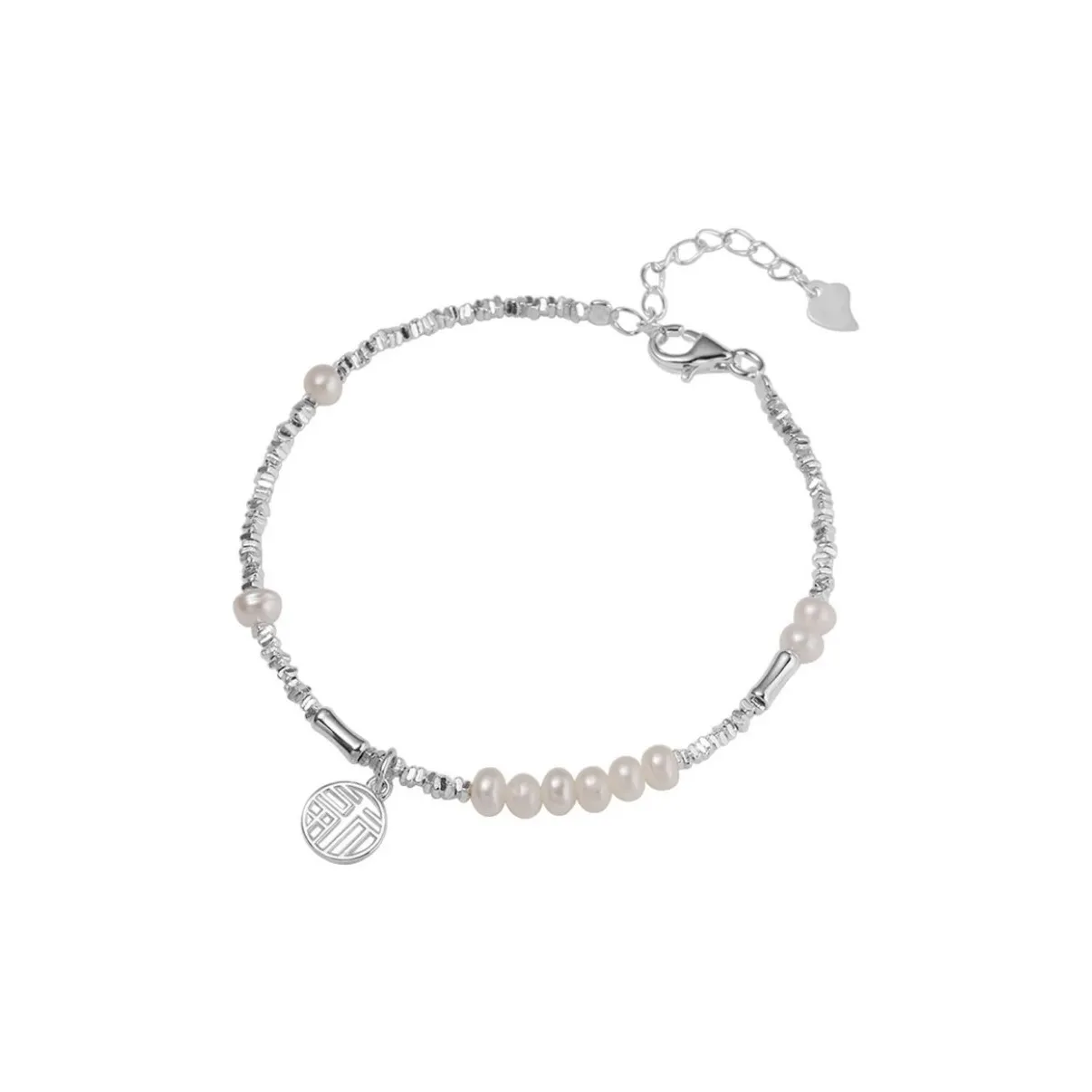 Golden Kite S925 Silver Artificial Pearl Bracelets Women's