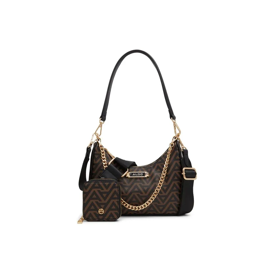 ALDO Искусственная кожа Сумка через плечо Средняя Женская Темный смешанный цвет Светлый смешанный цвет Синий