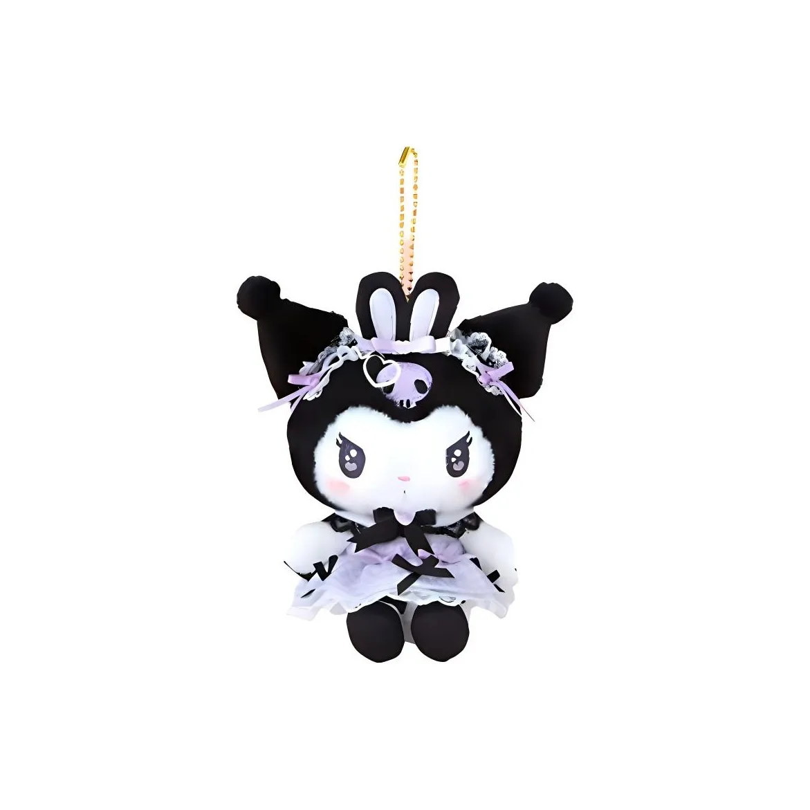 Санрио Kuromi Dreamy Lace Куклы Plush Подвеска 15 см Высота