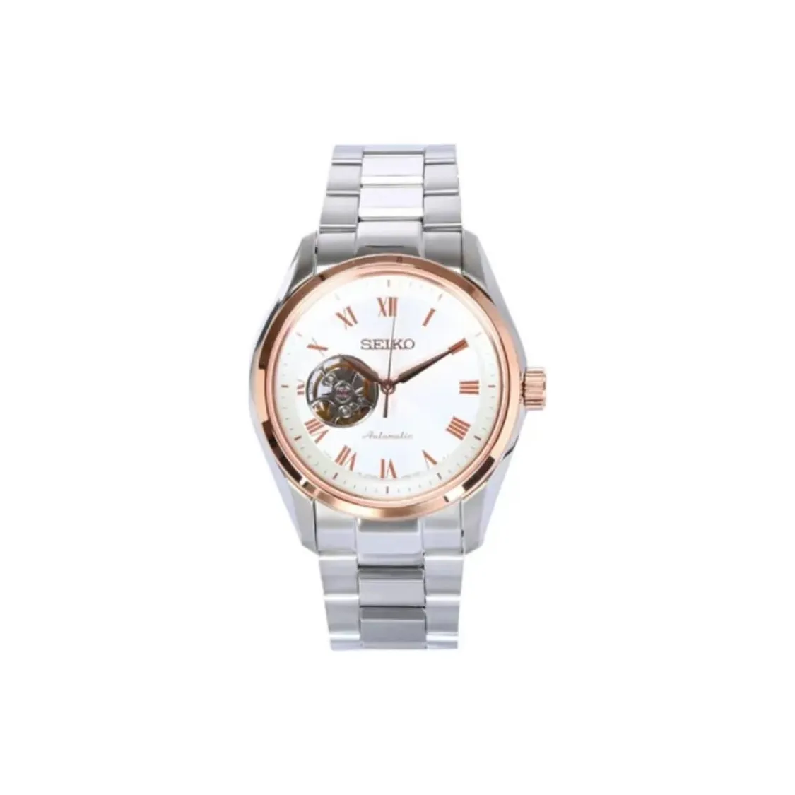 SEIKO Presage Series Автоматический Механический Механизм Нержавеющая Сталь Ремешок Часы 40 мм Мужские Часы Белый Циферблат
