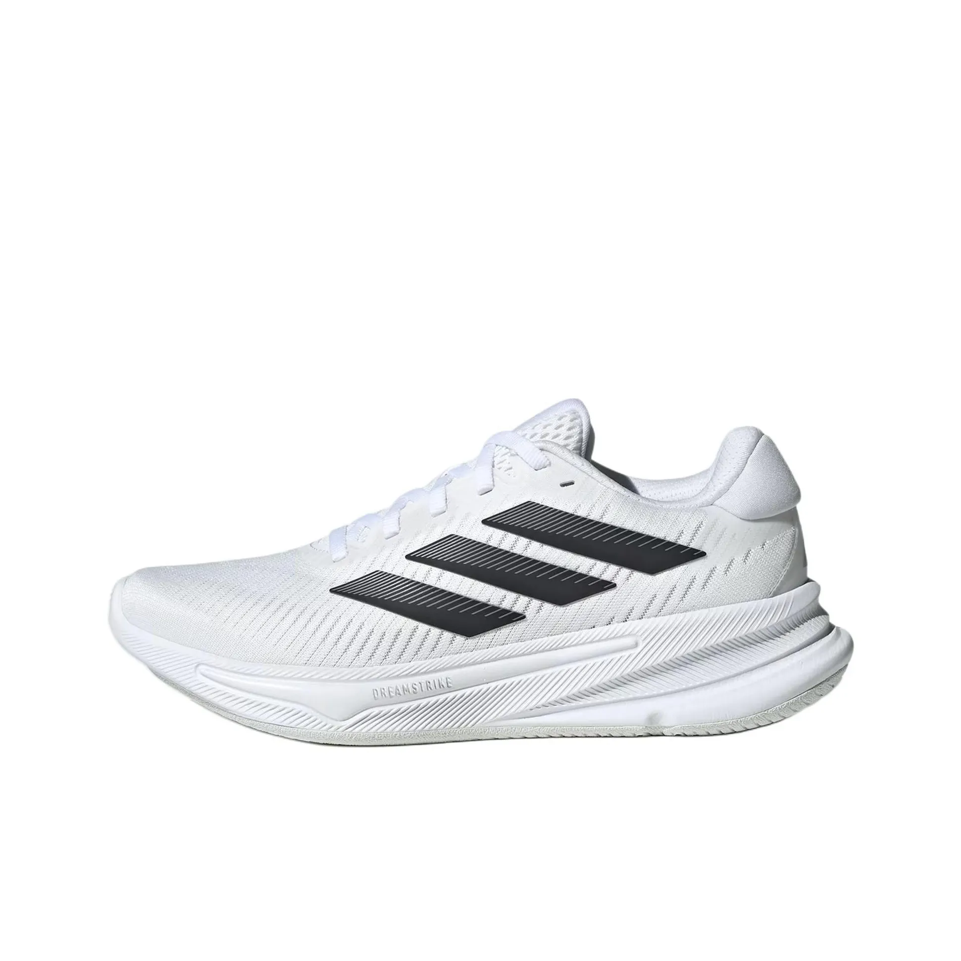 Adidas Supernova Ease Устойчивый к истиранию Низкий Топ Повседневные Беговые кроссовки Женские Белый Черный