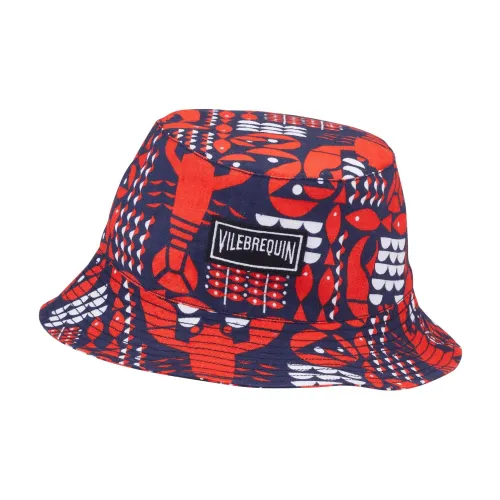 Vilebrequin Bucket Hats Unisex из льняной ткани