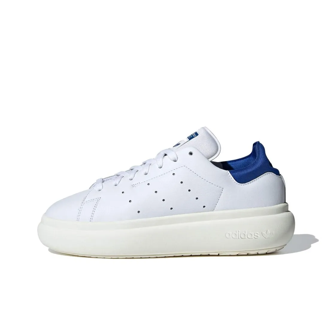 Adidas Stan Smith Platform White Royal Blue Women's
