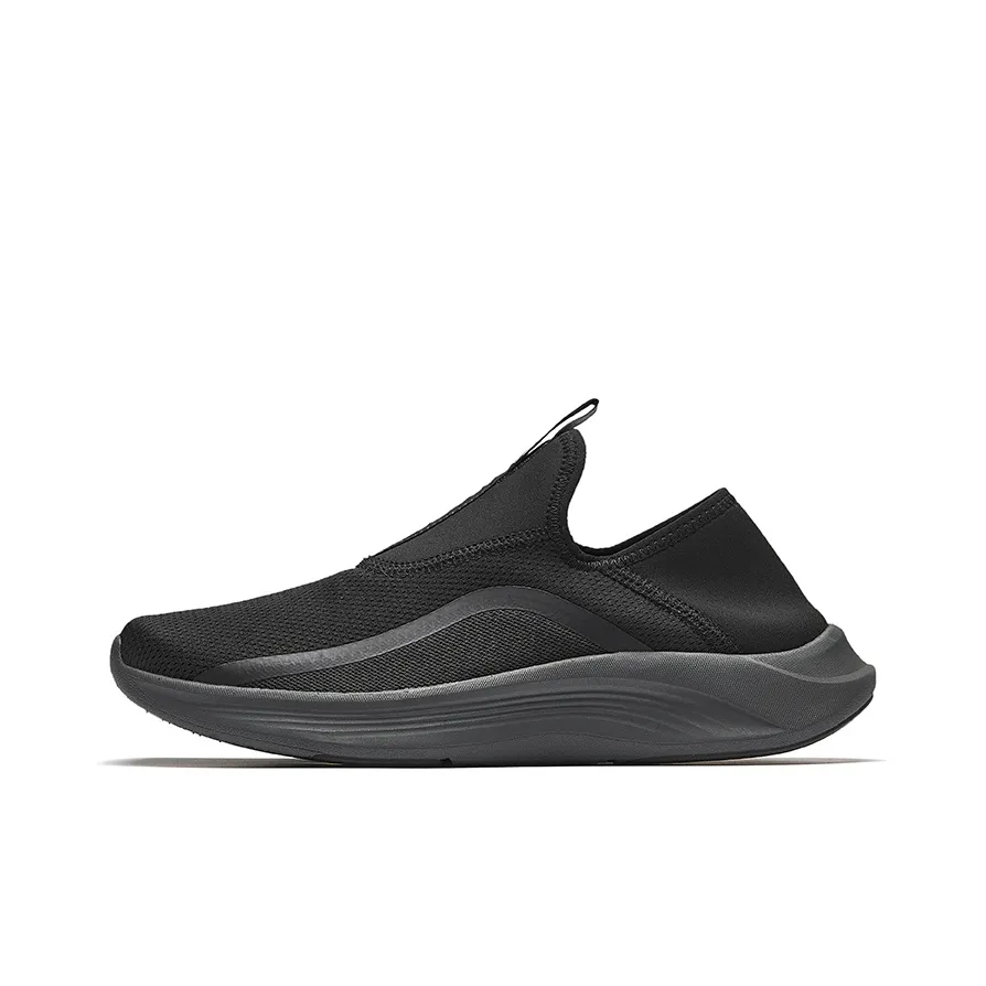CHAOJIANTA Non slip Lightweight Low Top Slip on Training Shoes Moxie Men's Black