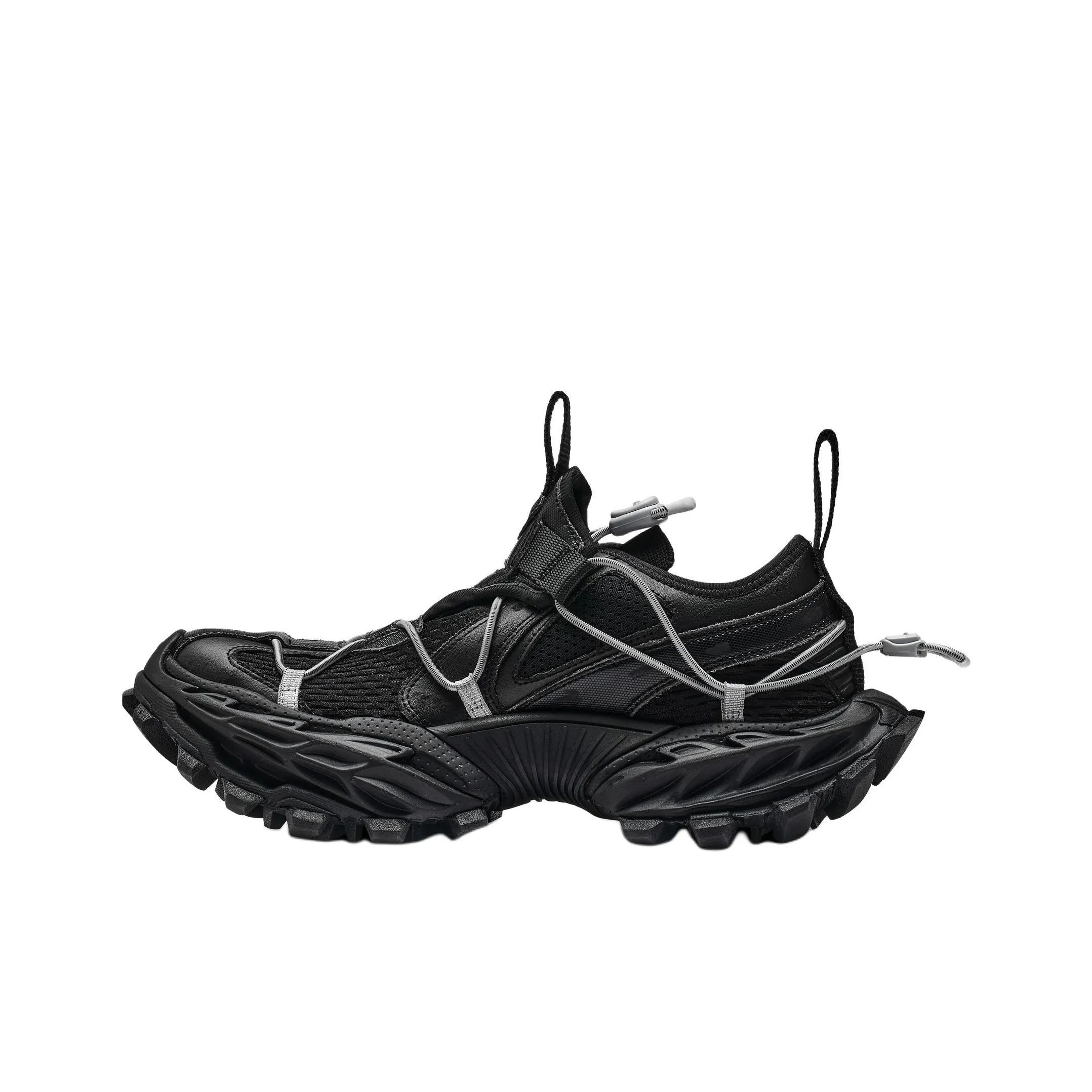 Balenciaga Hike Chunky Sneakers Men Low Top Black
