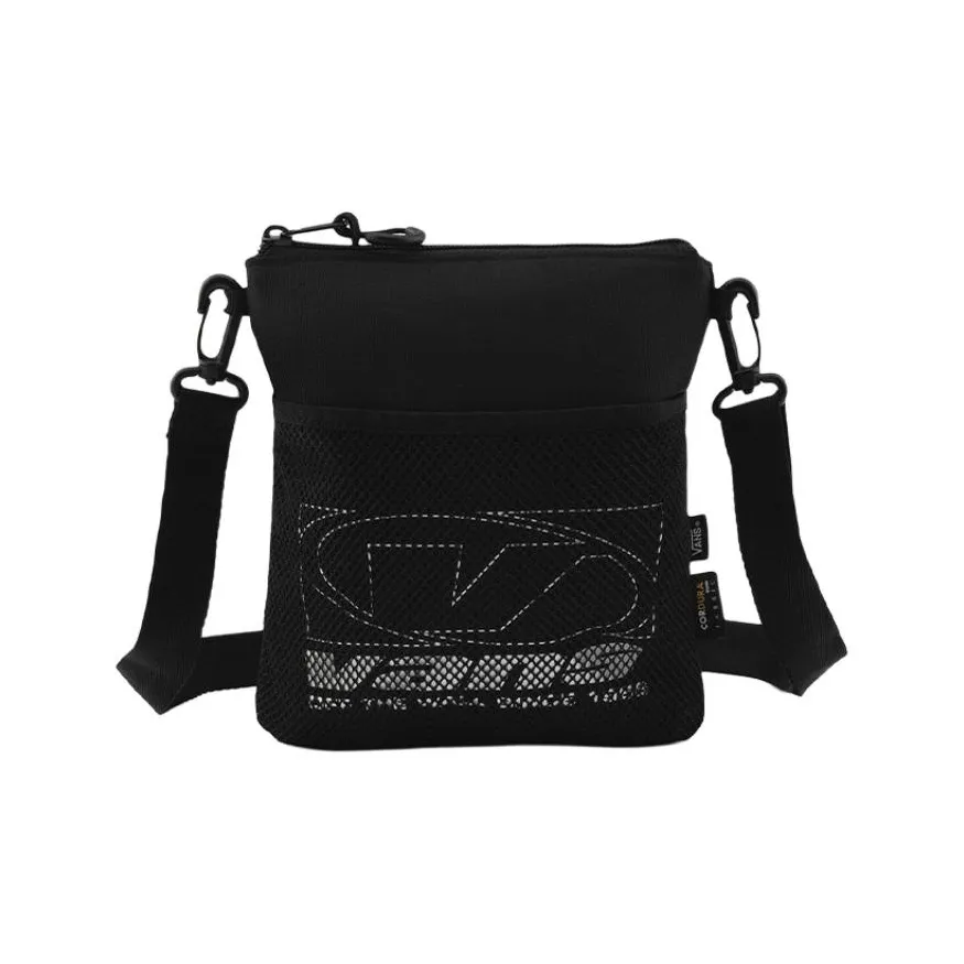 VANS Полиэстер Одно Плечо Ручная Сумка Сумка через плечо Стандартная Унисекс Черная