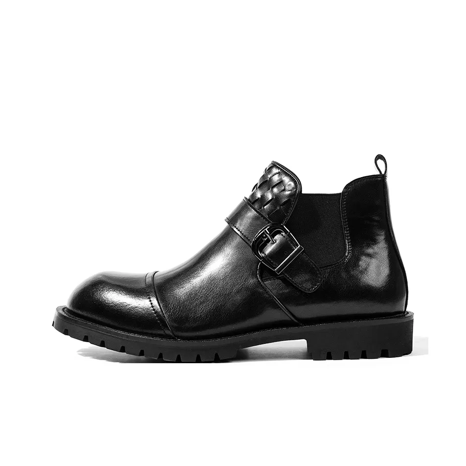 Paul Gabriel Short Chelsea Boots Men's Black