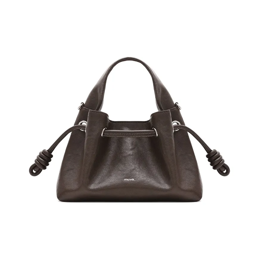 MUVA SECOND LAYER Растительное дубленое кожа Сумка через плечо Женская Мокко Праздничный Красный