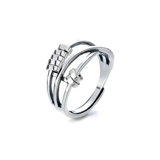 LuluCanaan Кольца из титанового стального сплава Женские