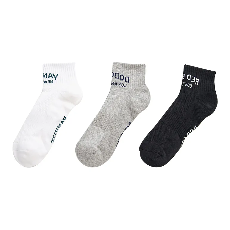 MLB BOSTON REDSOXNew York Yankees Ankle Socks Unisex 3 Pack