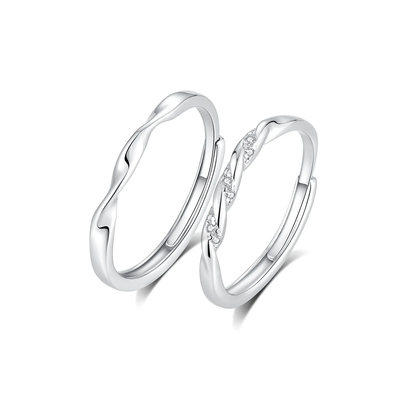 HOLLY RYAN Утонченный Романтический Любовь Переплетенный Мягкий Сладкий Кольцо Мёбиуса Унисекс