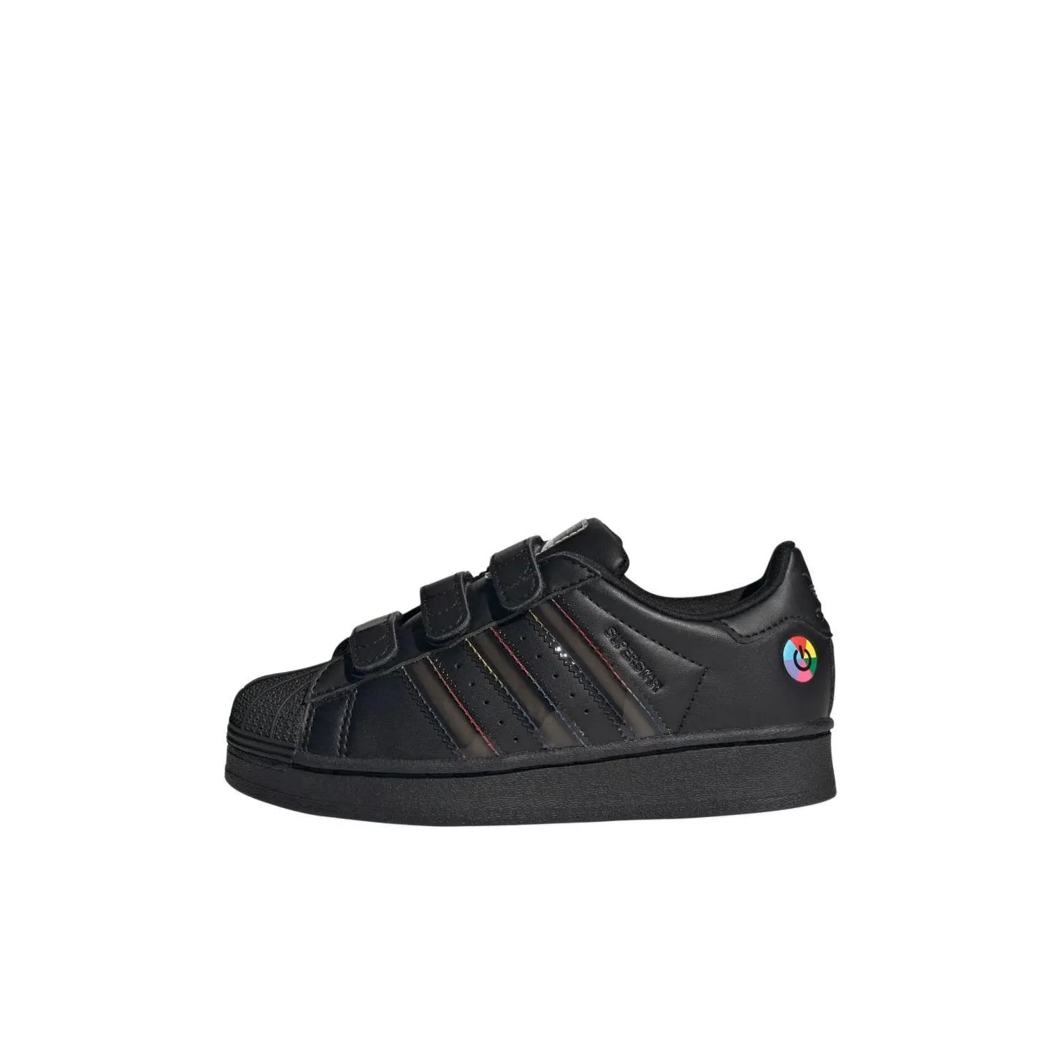 Adidas Originals SUPERSTAR Low Top Kids' Skateboarding Shoes Black Kids'