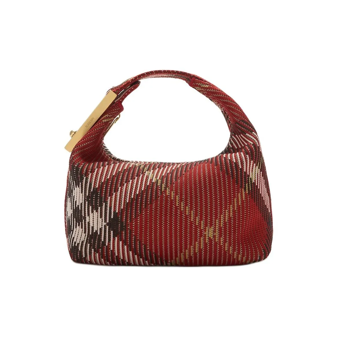 Burberry Peg Polyamide Handbag Mini Women's Rusty Red