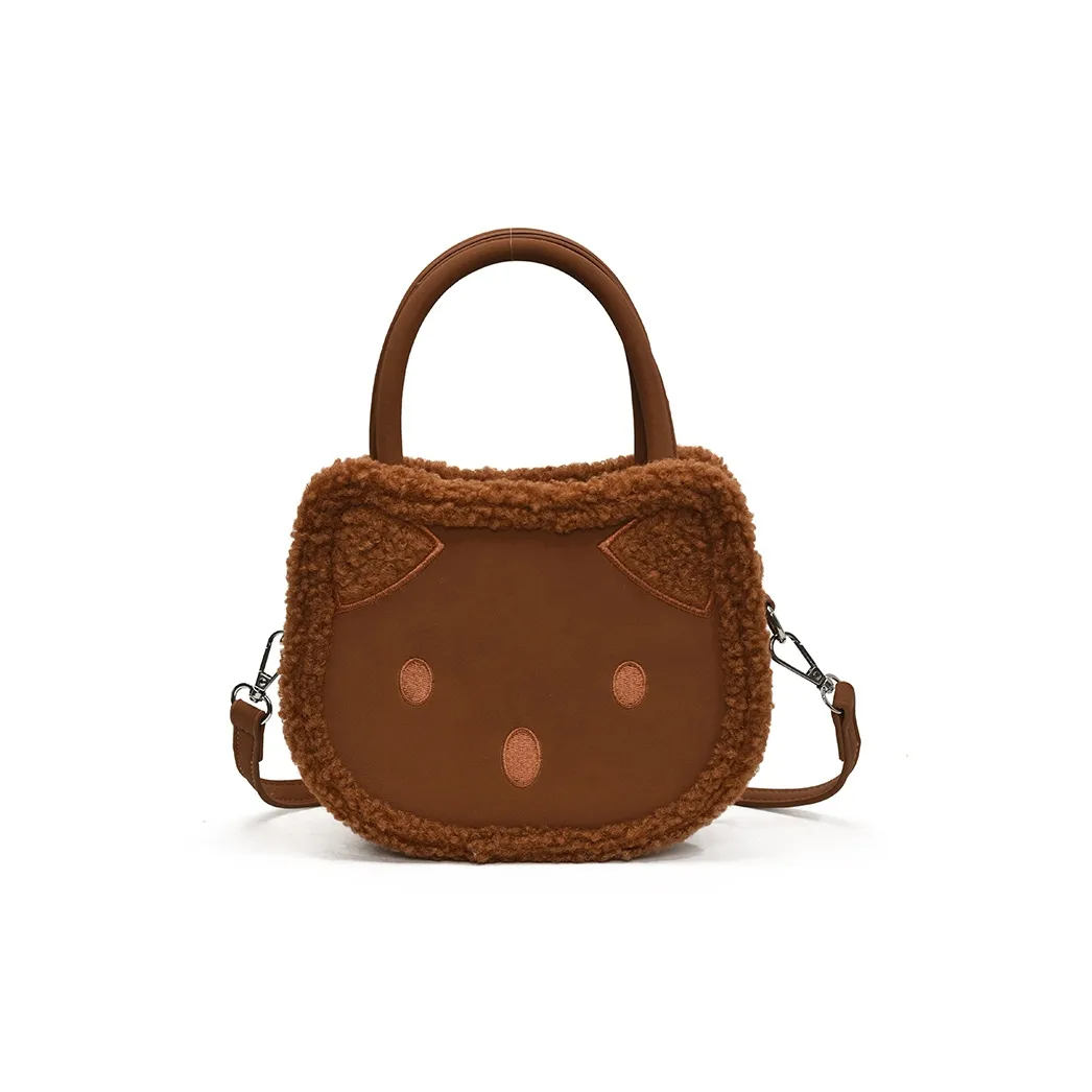 BAODIDAISHU ПУ (полиуретан) Сумка Средний Женский Кофейный Коричневый Розовый