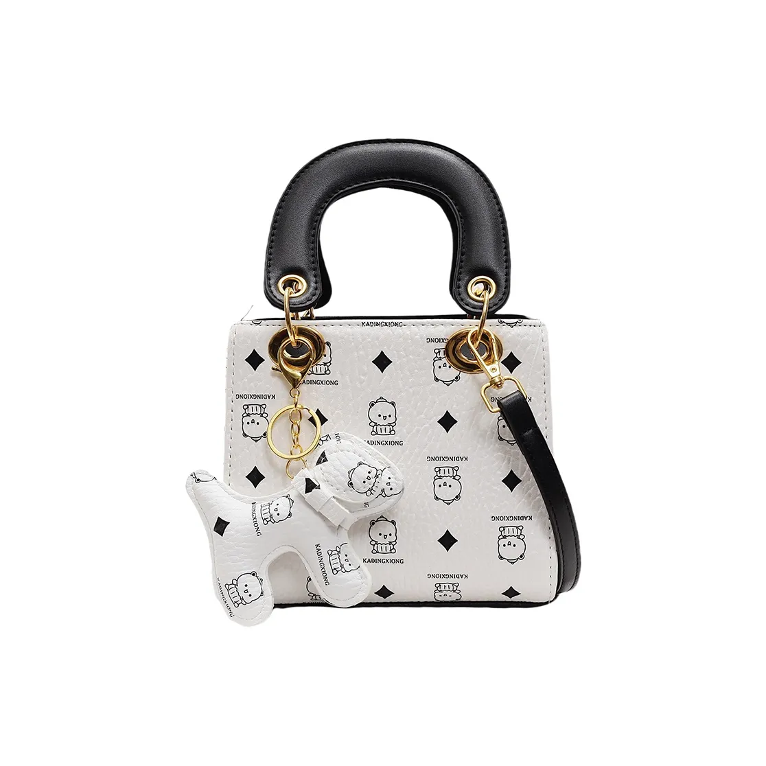 BAODIDAISHU ПУ (полиуретан) Сумка Сумка через плечо Сумка через плечо Стандартная Женская Белая Коричневая Экрю Розовая Черная