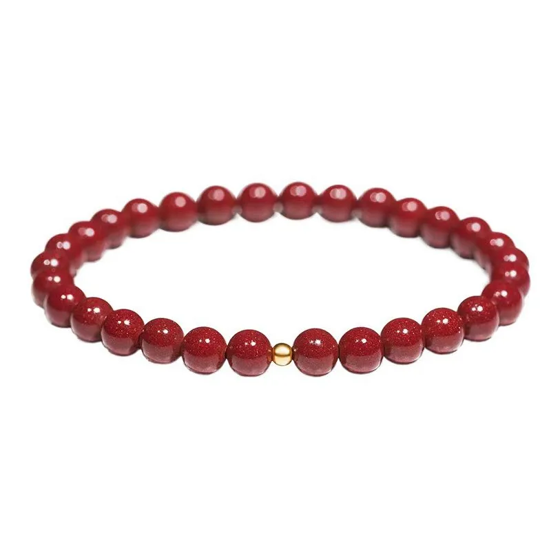 Wear Time Reconstructed Cinnabar Bracelets Women's