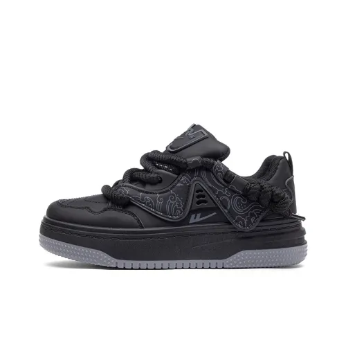 Warrior Кроссовки для скейтбординга Low Top Черно-серый Унисекс