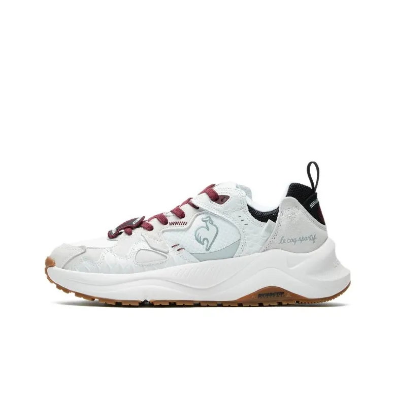 Le Coq Sportif Износостойкий и Легкий Низкий Топ Casual Унисекс Белый