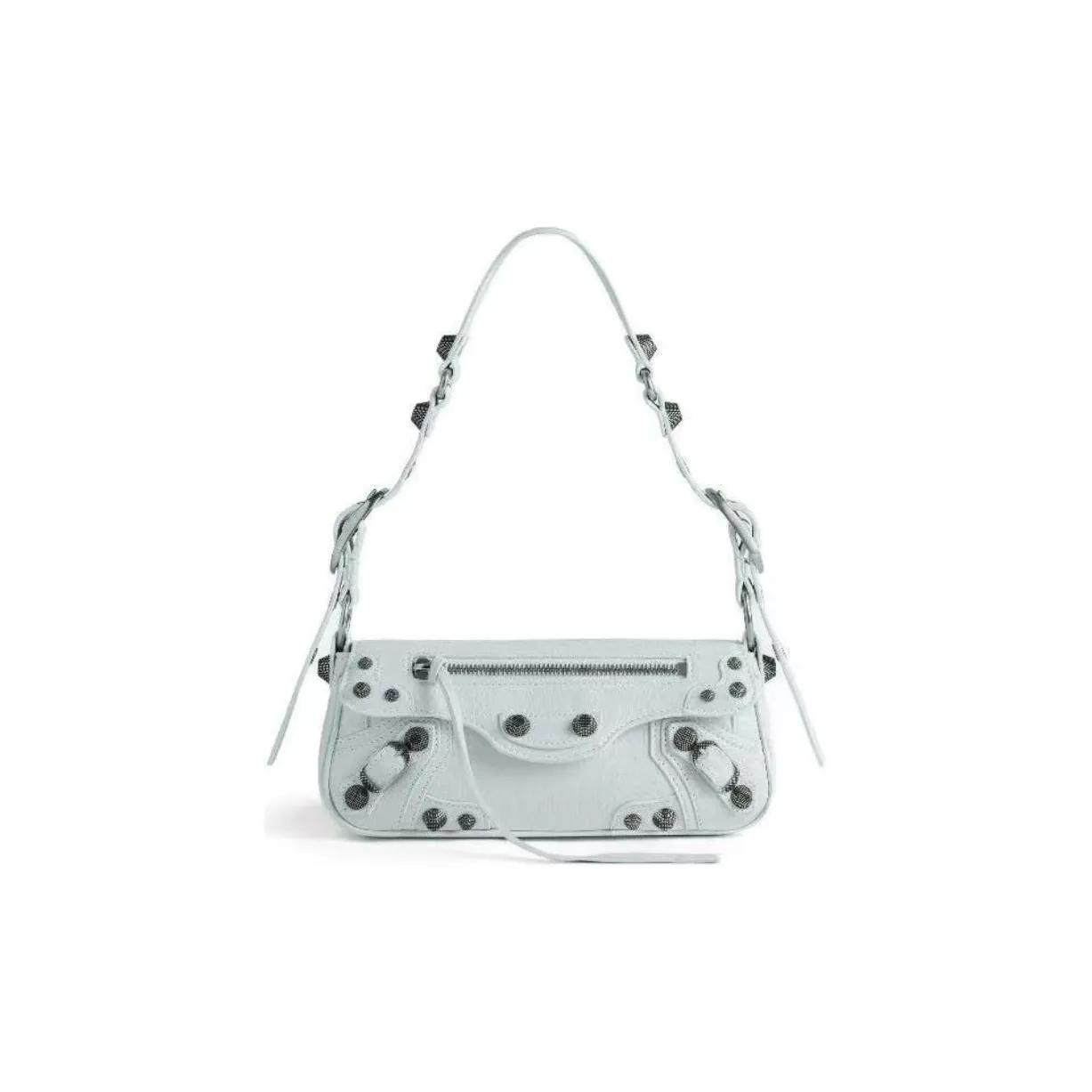 Balenciaga Le Cagole Sheepskin Crossbody Bag, Shoulder Bag Mini Women's Light Blue