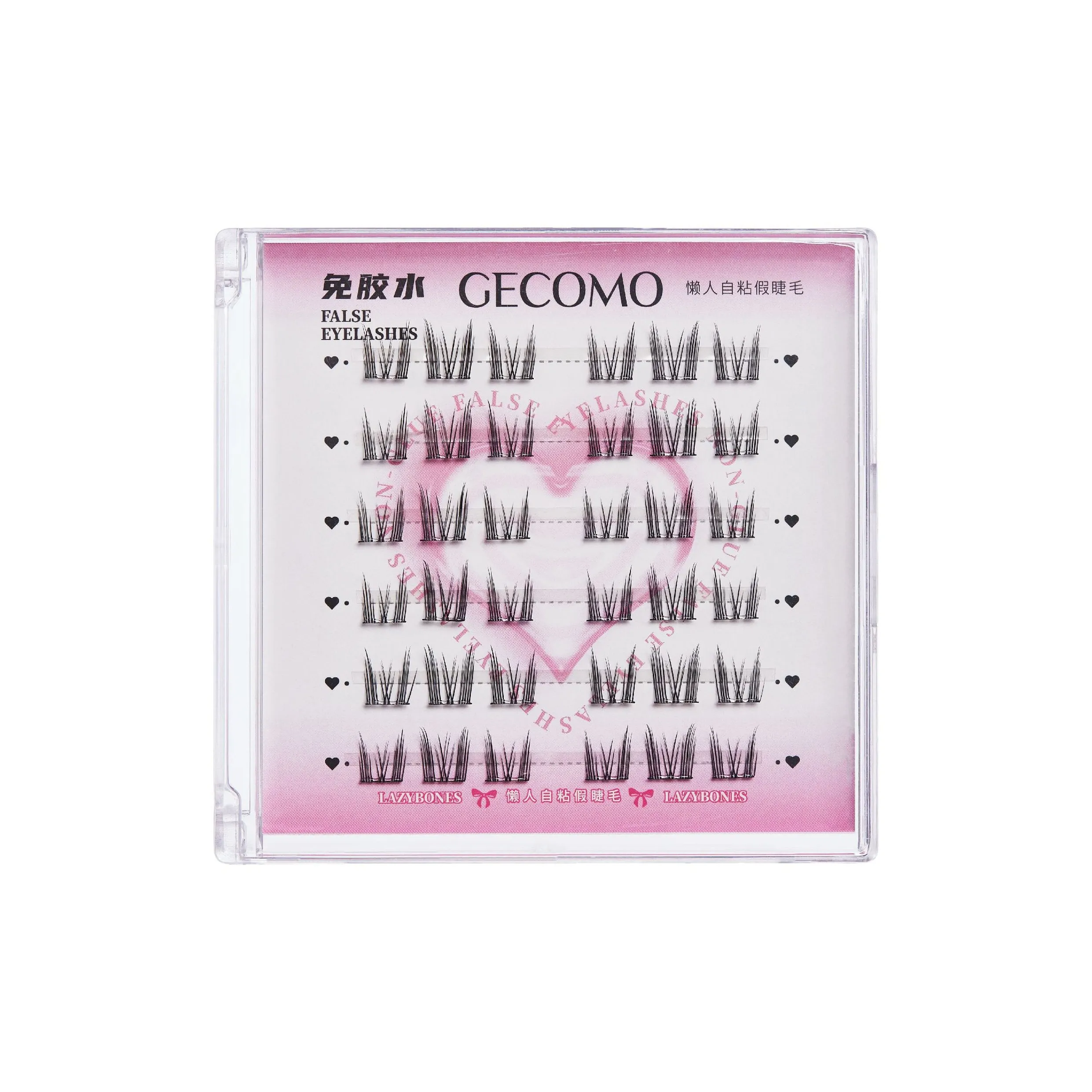 GECOMO Клей Бесплатно Укрепляющий Завивающий Прозрачный Секционный Клей Бесплатно Новичок Реалистичные Накладные Ресницы