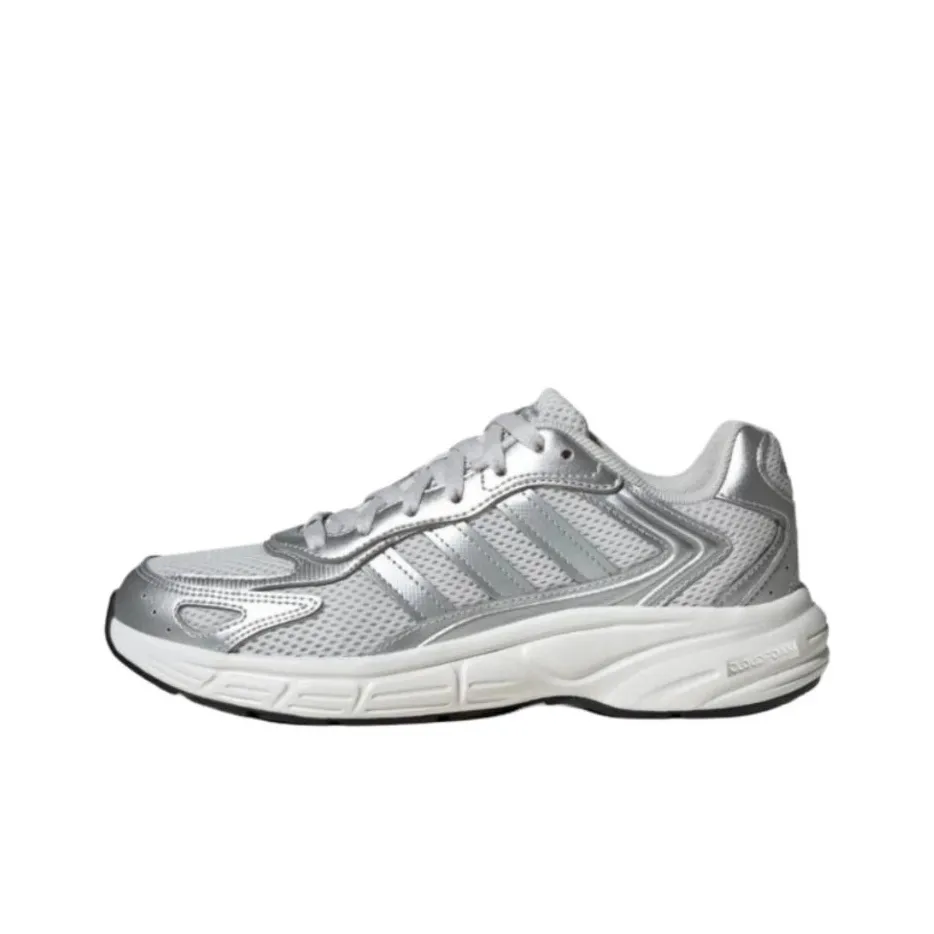 Adidas ECLYPTIX 2000 Амортизация Устойчивый к истиранию Дышащий Низкий Топ Повседневные Беговые кроссовки Женские Серебряный Белый