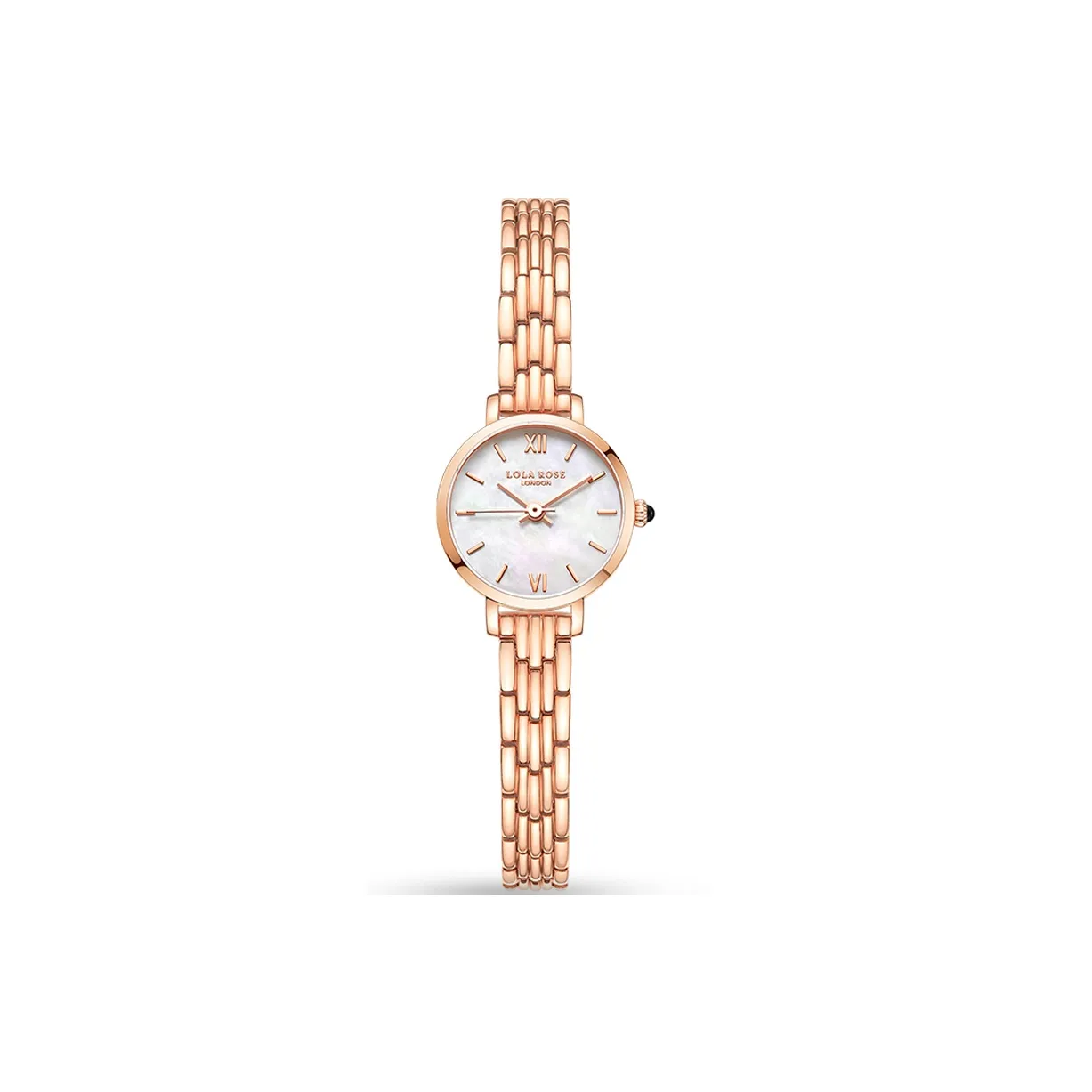 Lola Rose Наручные часы Кварцевый механизм Ремешок из нержавеющей стали Жемчужная раковина Циферблат часов Женские часы