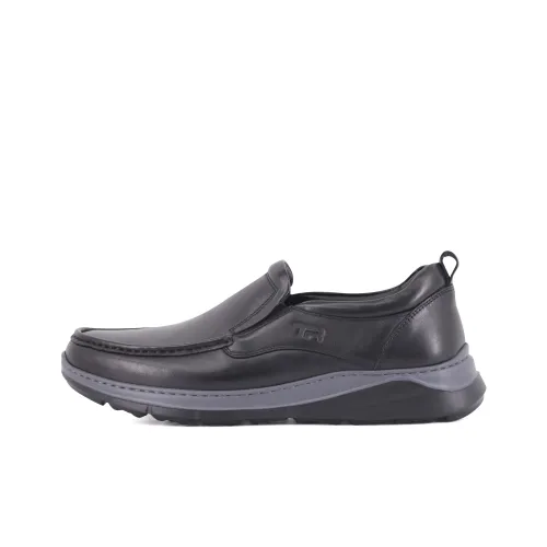 TRANOI Мужские повседневные туфли Low Top Черные Мужские
