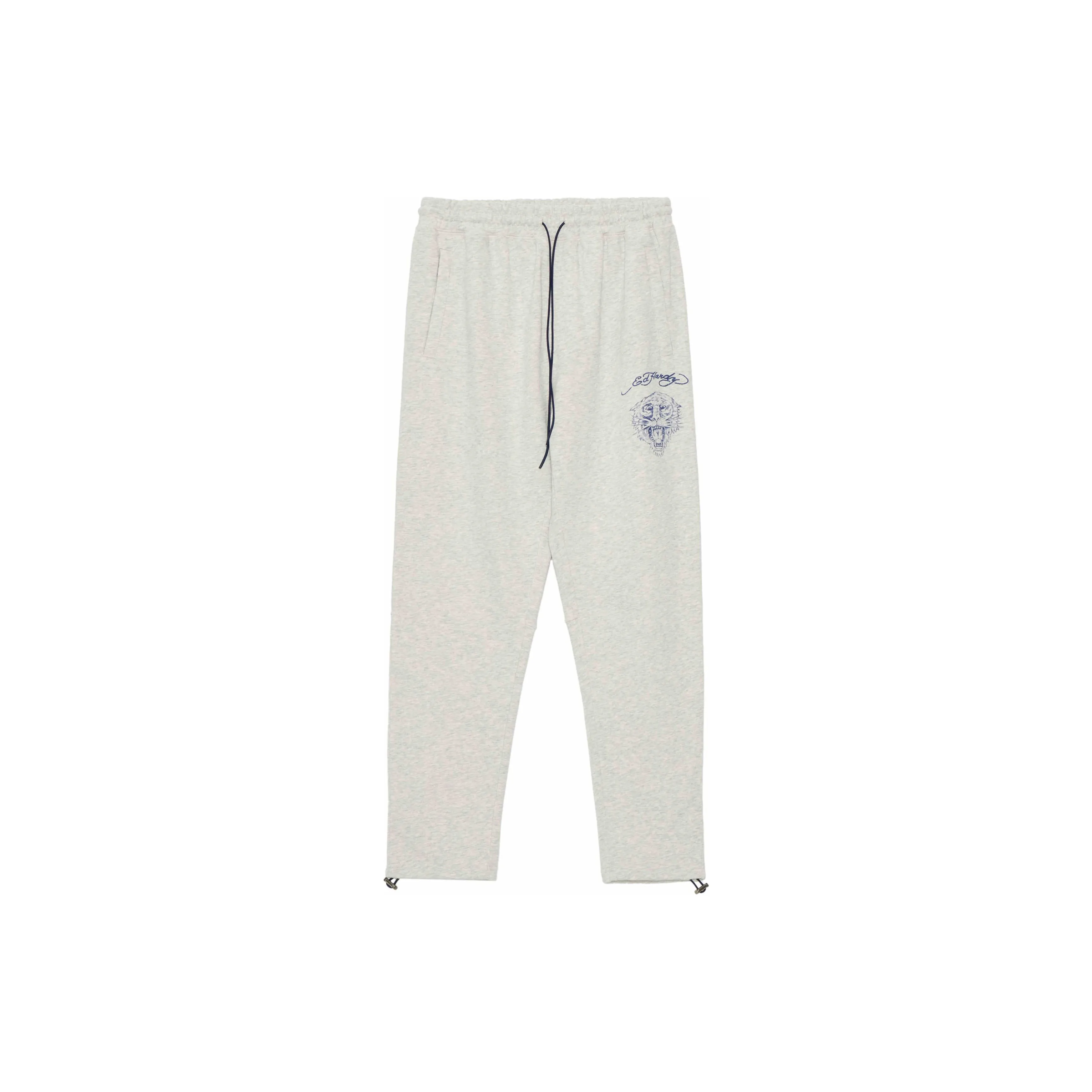 Ed Hardy Вязаные спортивные брюки мужские светло-дымчато-серый