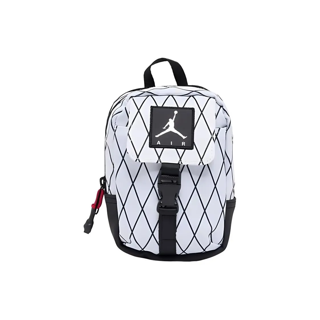 Jordan Polyester Sling Bag Fanny Pack Handbag Shoulder Bag Crossbody Bag Small Size Unisex White/Black
