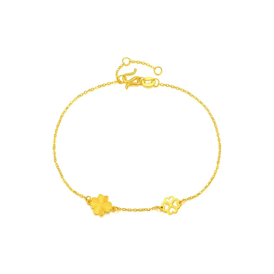Lao Feng Xiang Gold Bracelet Women's