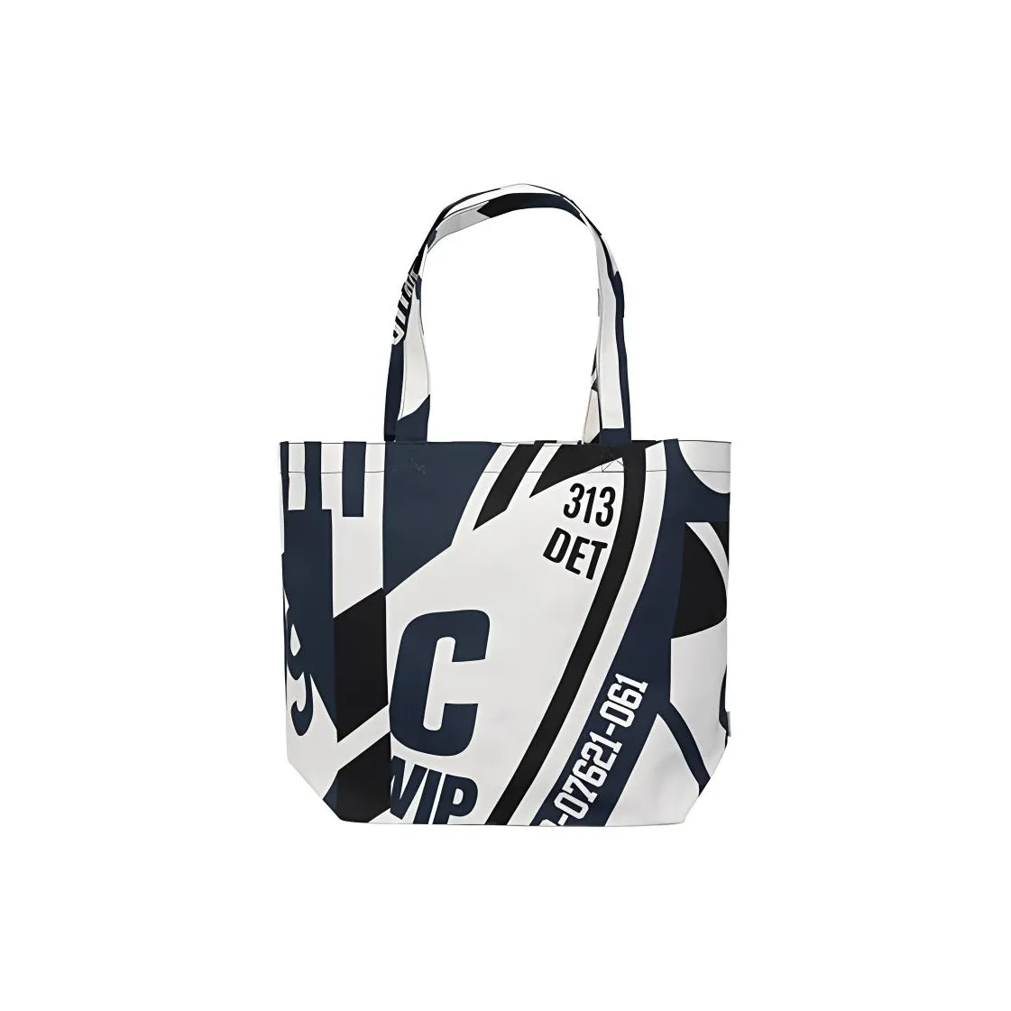 Carhartt WIP Canvas Bag, Tote Bag, Shopping Bag, Handbag, Shoulder Bag Regular Unisex Blue White Multicolor