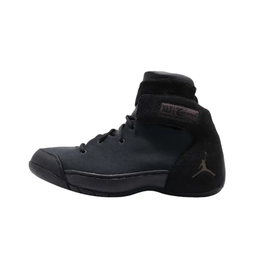 Jordan Melo 1.5 Cushioning, Wear Resistant High Top Children's Basketball Shoes Black/Dark Gray