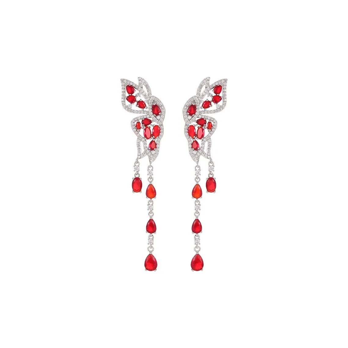 Серьги VIOLET CUBIC с синтетическим цирконием женские