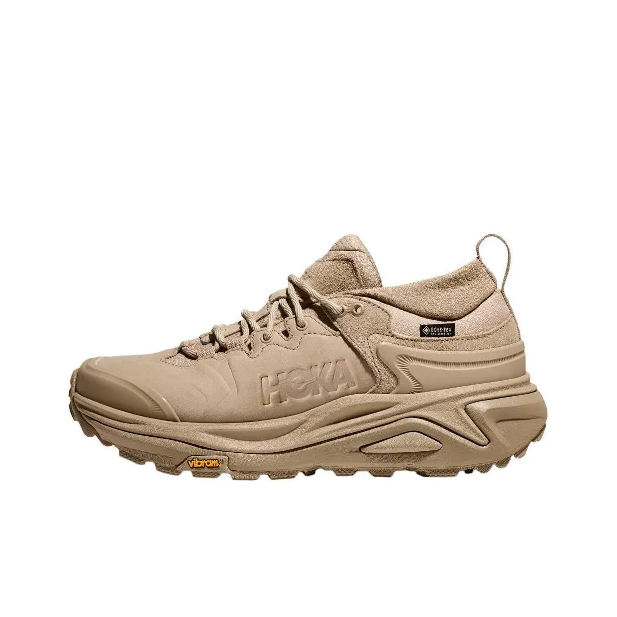 HOKA ONE ONE Kaha 3 Slip-Resistant Waterproof And Breathable Низкий Топ Походная Обувь Мужская Светло-Коричневый